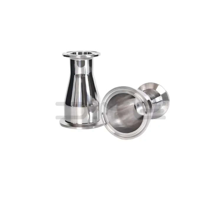 Bộ giảm tốc đồng tâm kẹp thép không gỉ vệ sinh